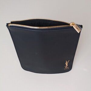 Yves Saint Laurent Black Cosmetic Pouch - NEW